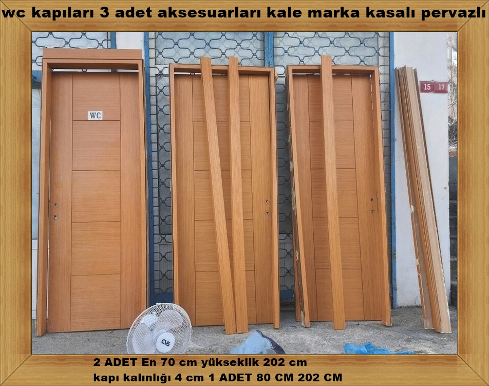 wc kapıları aksesuarları kale marka detayları okuyun yazma ADET 4500TL